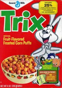 in the 80s cereal of the eighties trix