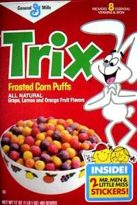 in the 80s cereal of the eighties trix
