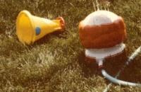 clown sprinkler with hat